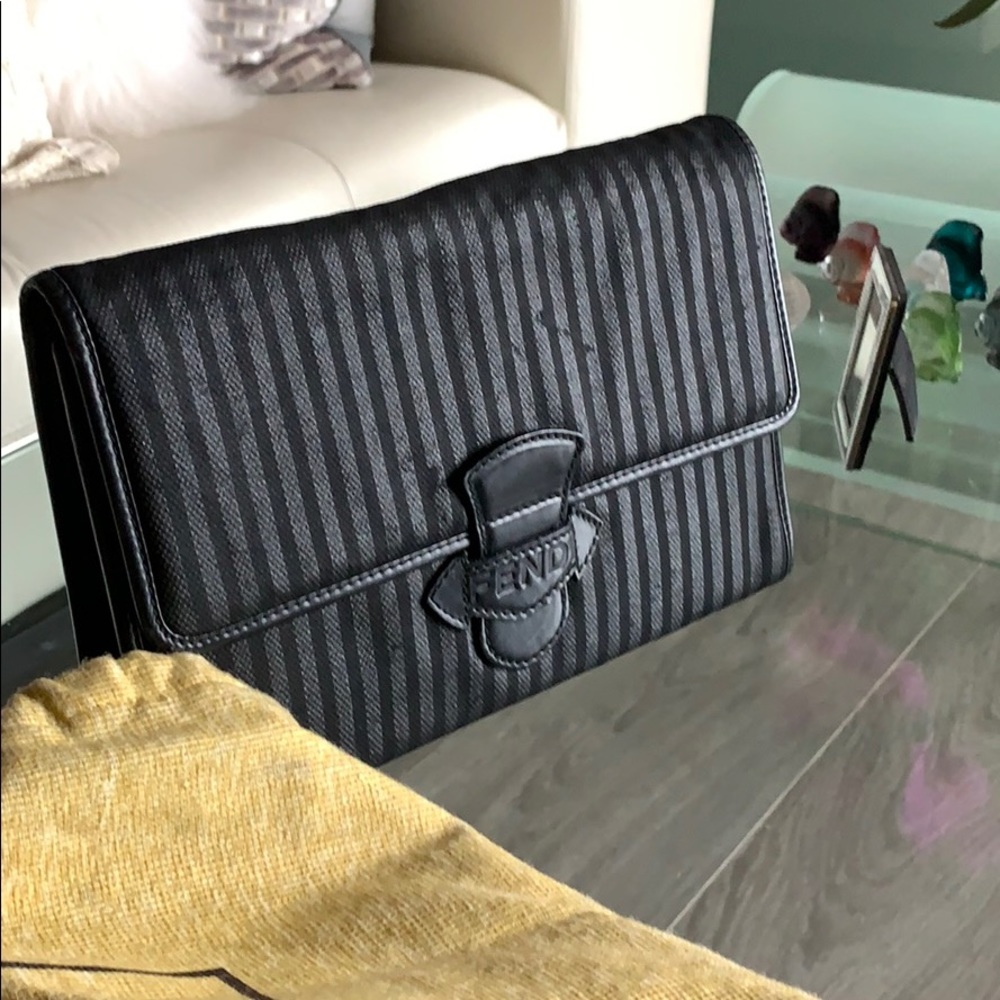 Vintage Fendi bag shoes slight wear but nice bag